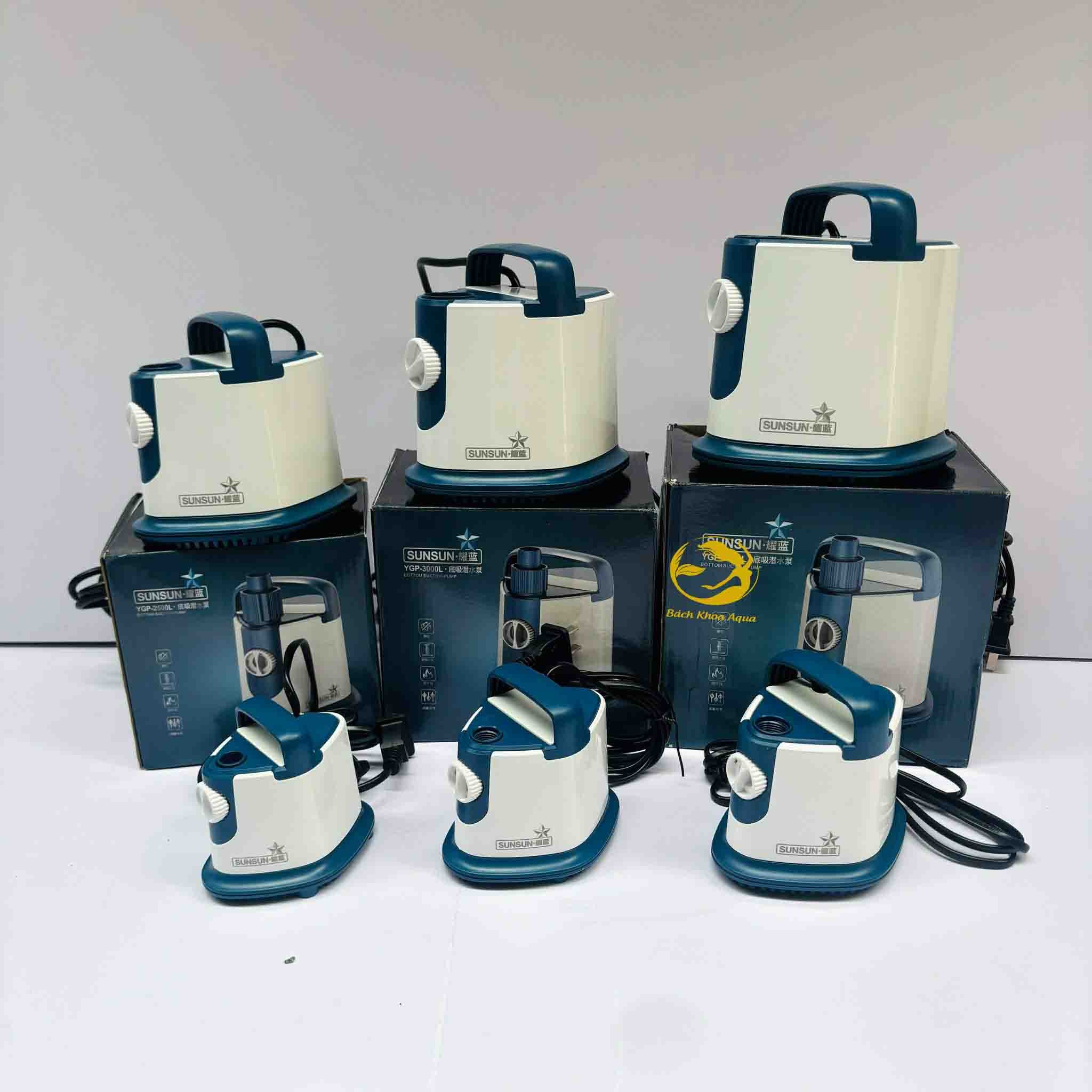 Bơm hút đáy Sunsun YGP-500L / YGP-1000L / YGP-1500L / YGP-2500L / YGP-3000L / YGP-3500L